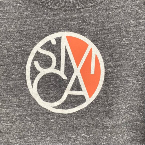 Alternative Apparel grey long sleeve top SMCA size small - Picture 2 of 6